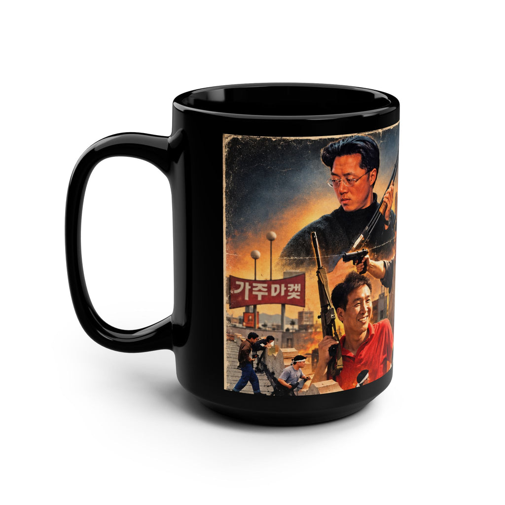 Rooftop Koreans LA 1992 Black 15oz Mug