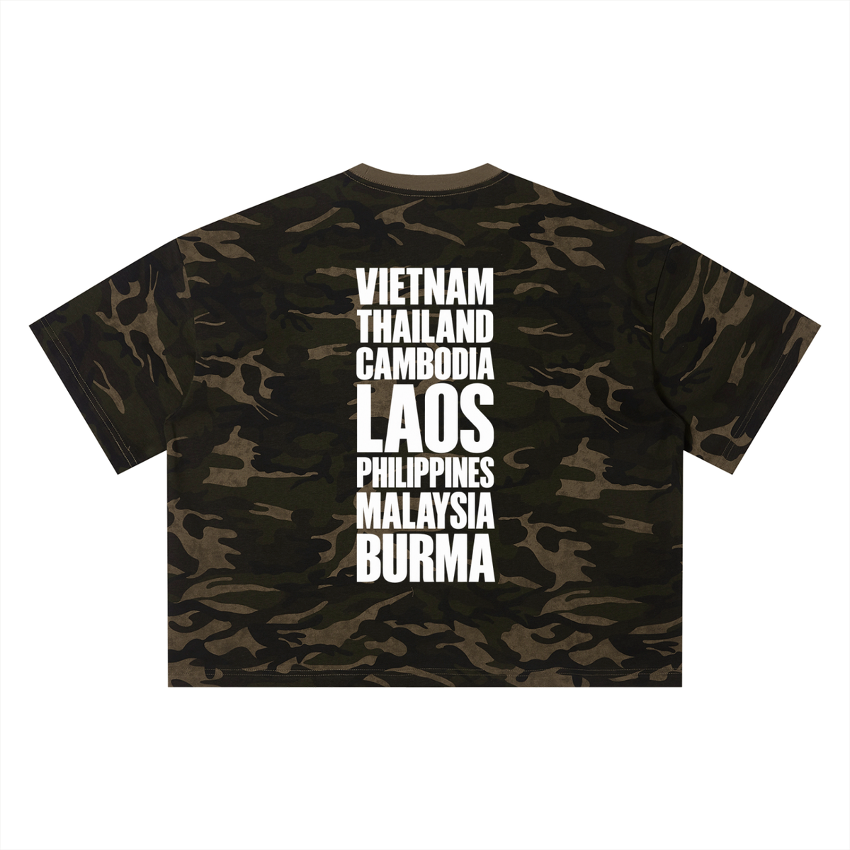 JUNGLE ASIAN Camo Boxy T-Shirt