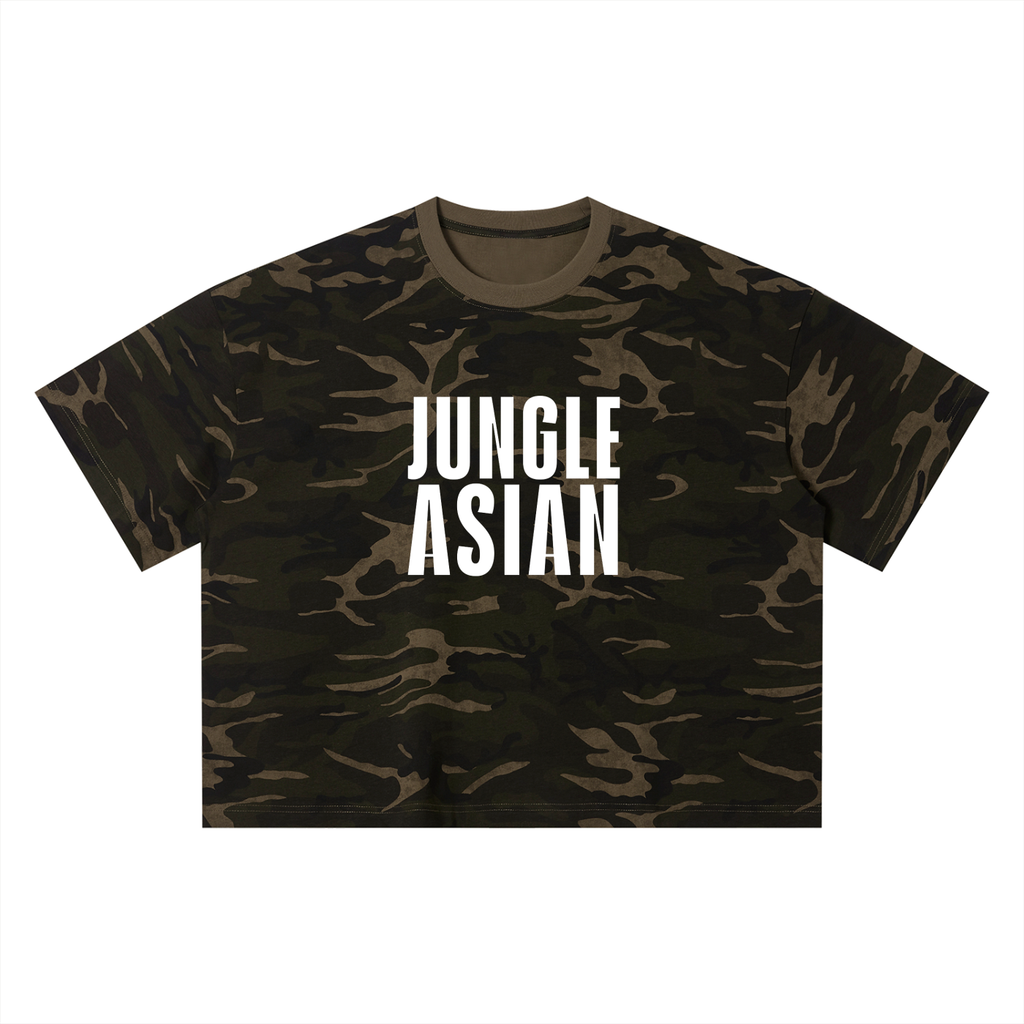 JUNGLE ASIAN Camo Boxy T-Shirt