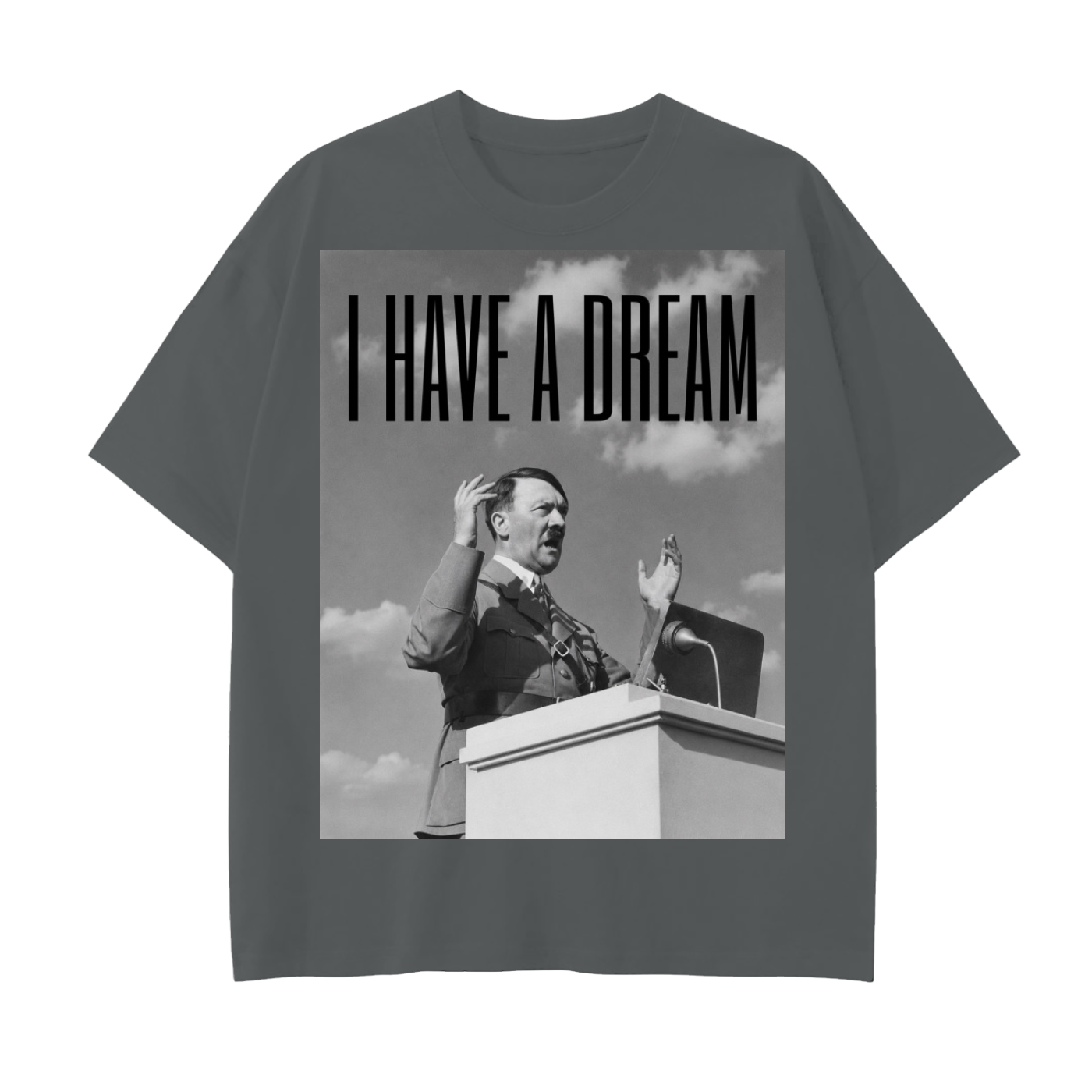 HITLERS DREAM double sided HEAVY Drop Shoulder T-Shirt