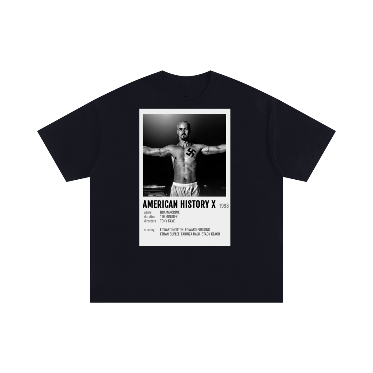 AMERICAN HISTORY X Oversized DBL SIDED T-Shirt