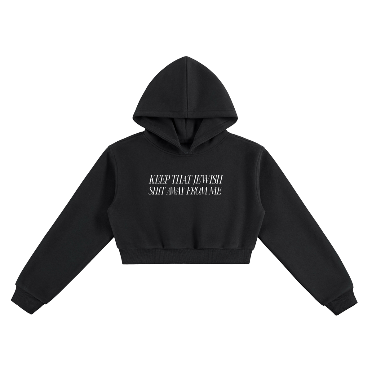 JEWISH BK BOXY Cropped Hoodie
