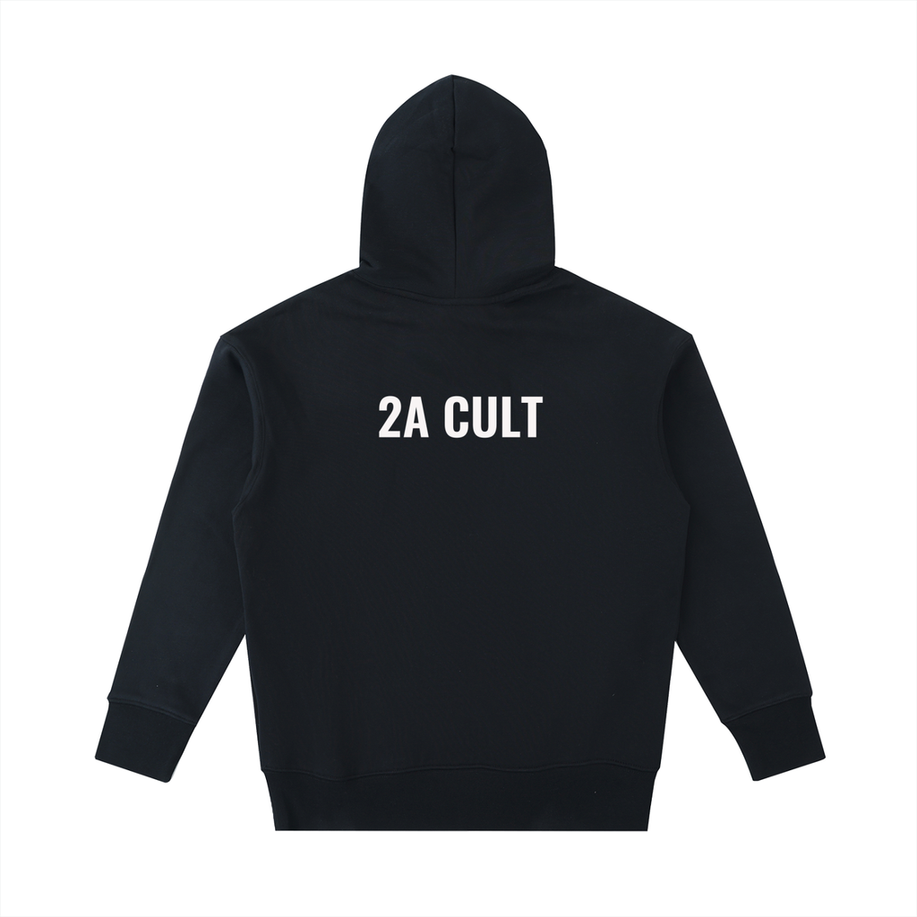 ANTIFA IS GAY FRONTSIDE Heavyweight Cotton Hoodie