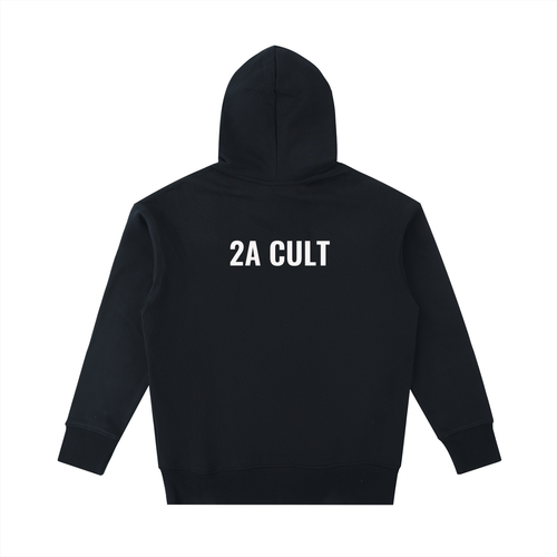 ANTIFA IS GAY FRONTSIDE Heavyweight Cotton Hoodie