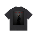 THE CROW Vintage Washed Oversized Cotton T-Shirt