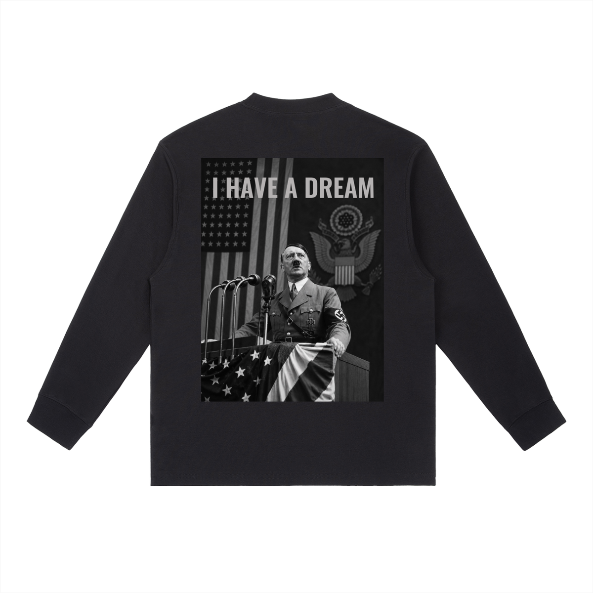 HITLERS DREAM II REAR PRINT Long-Sleeve T-Shirt
