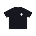 KNIGHT'S CROSS REAR PRINT Oversized T-Shirt
