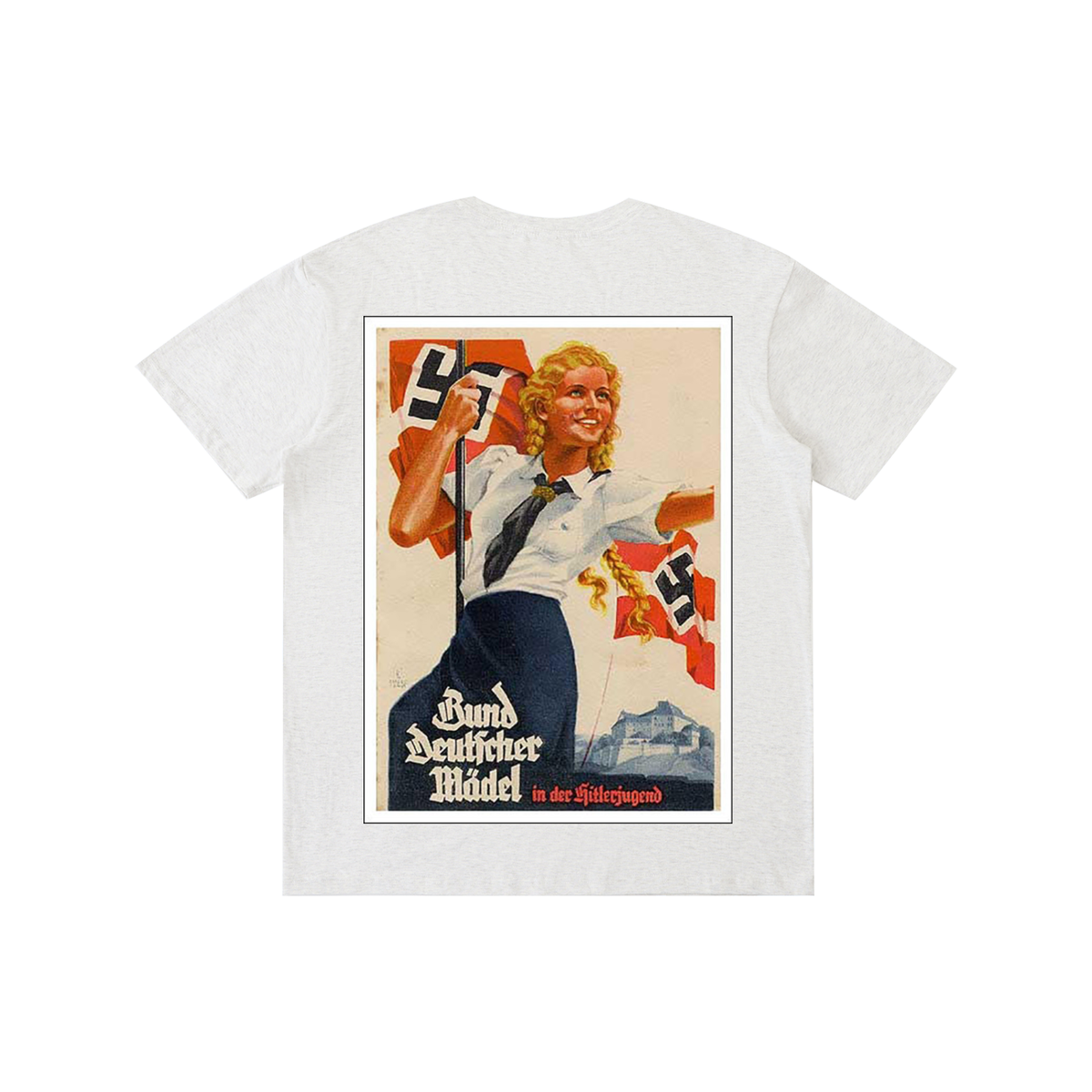 LEAGUE OF GERMAN GIRLS REAR PRINT T-Shirt