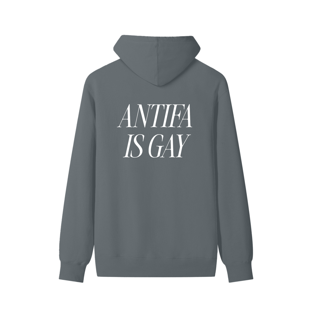 ANTIFA GAY Cotton Hoodie