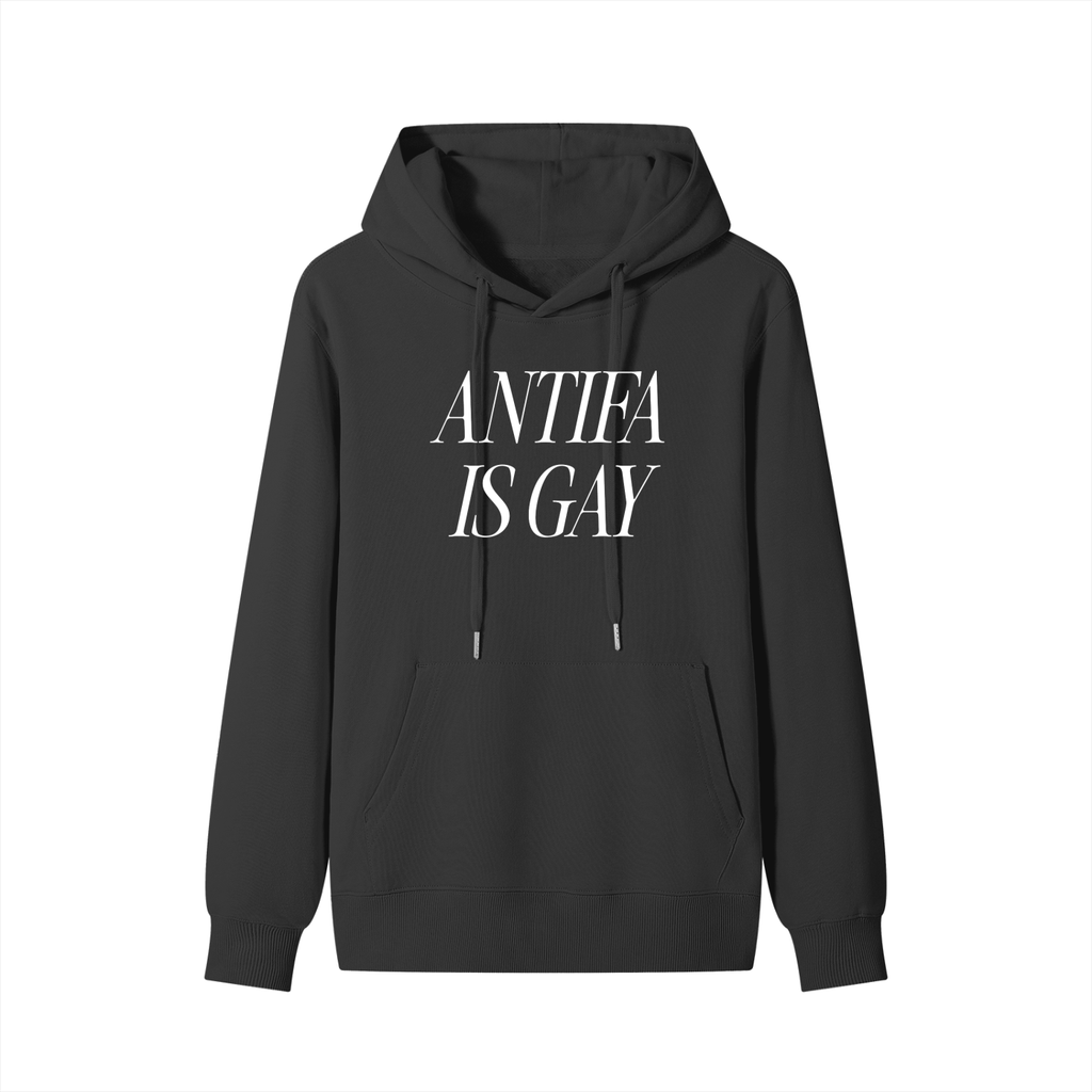 ANTIFA IS GAY FRONTSIDE CASUAL Hoodie