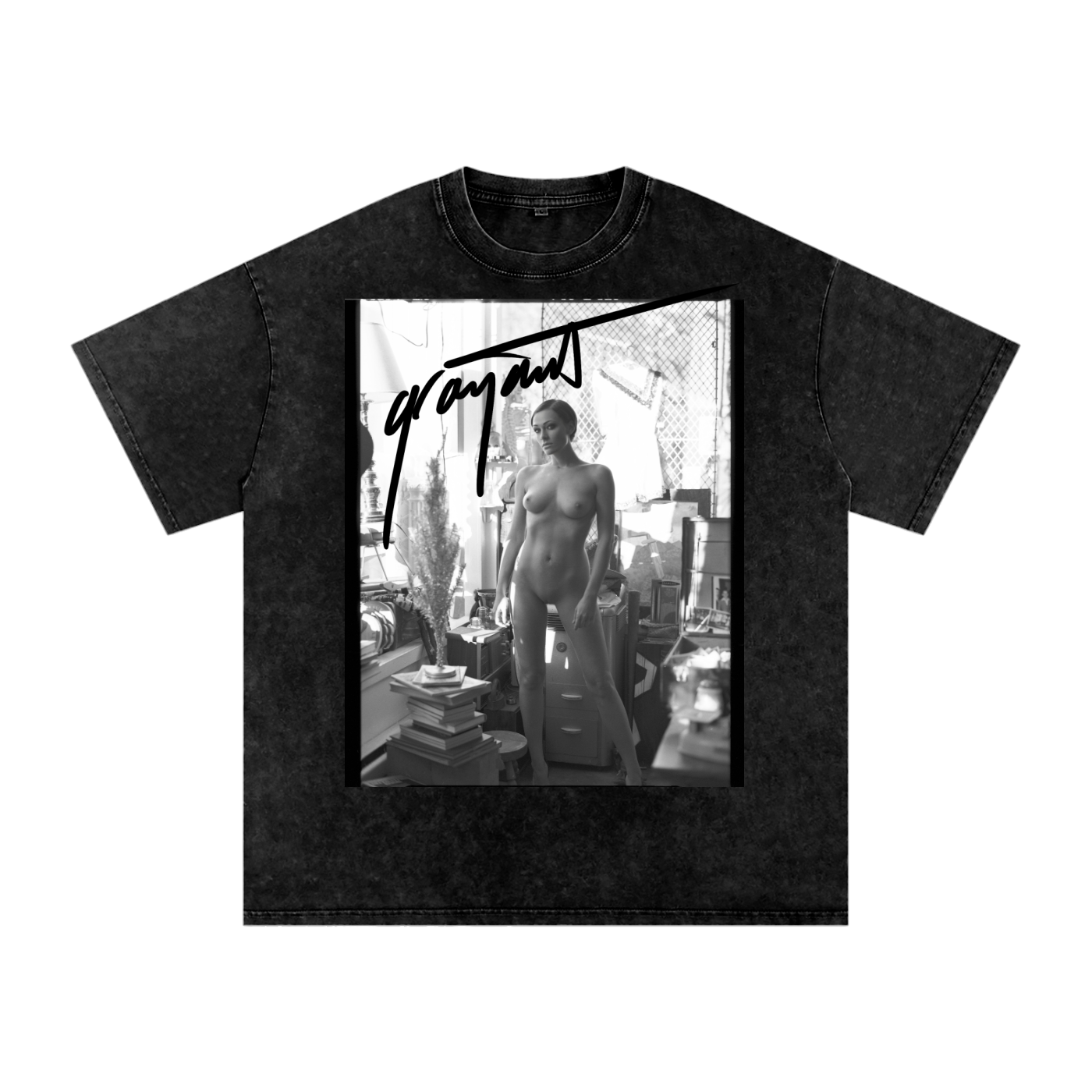 MANNEQUIN SNOW WASHED COTTON OVERSIZED TSHIRT