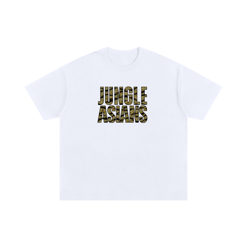 JUNGLE ASIAN CAMO Oversized Cotton T-Shirt