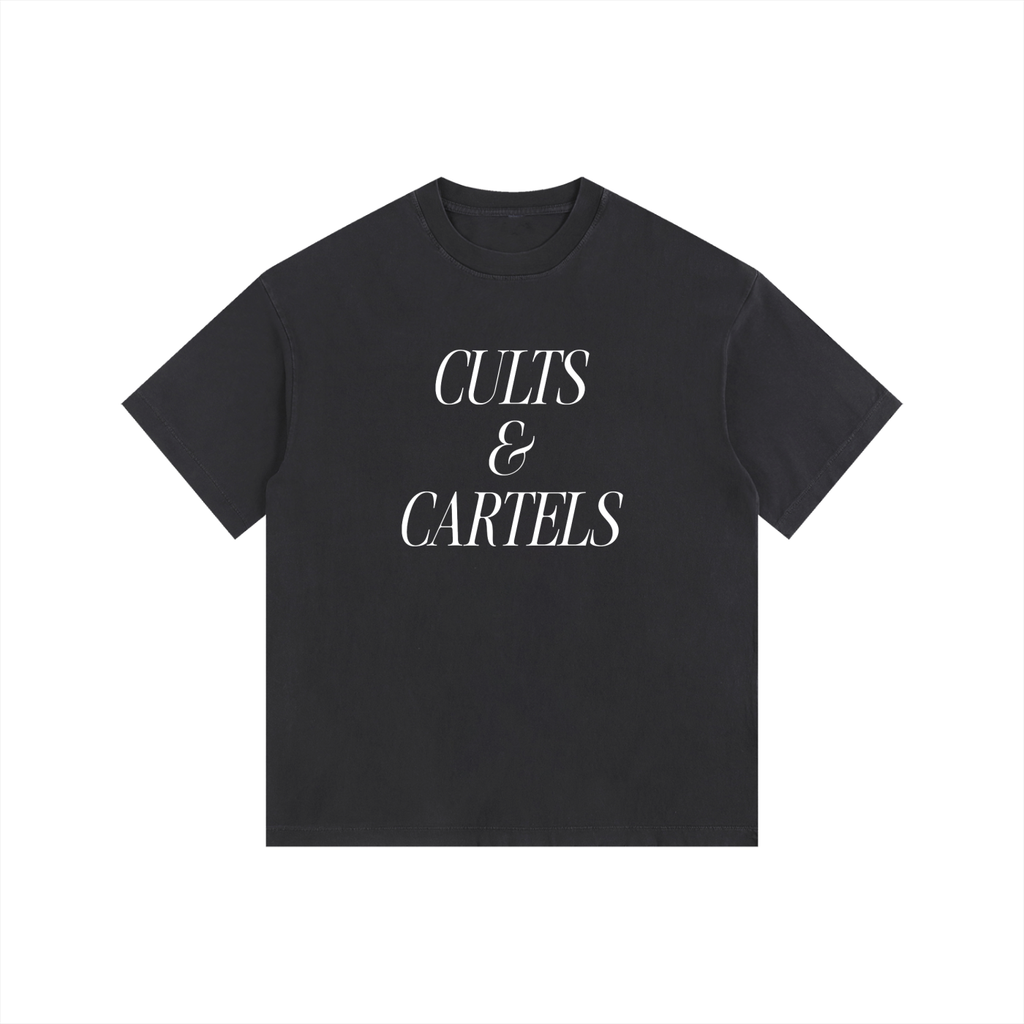 CULTS & CARTELS Vintage Washed Oversized T-Shirt