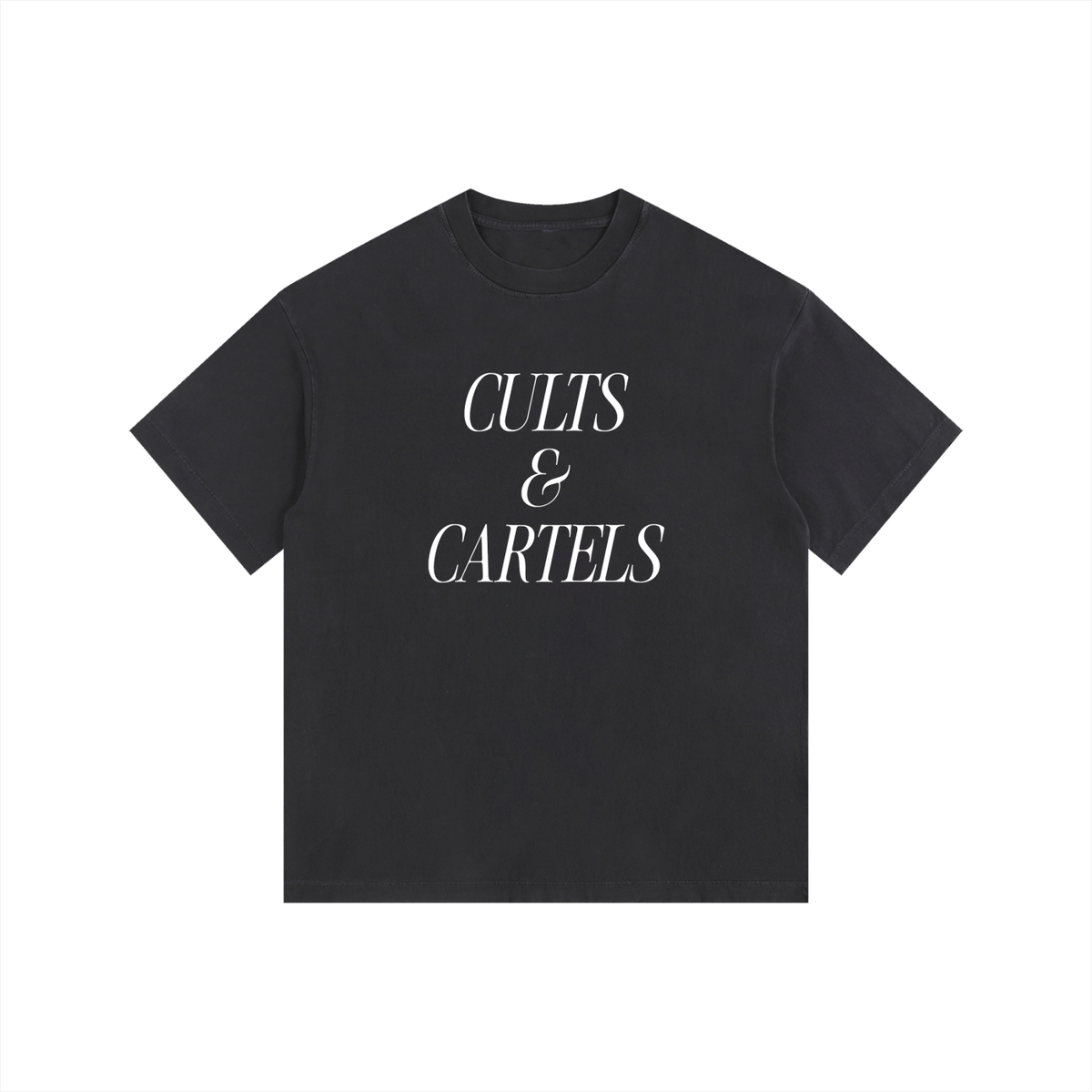 CULTS & CARTELS Vintage Washed Oversized T-Shirt