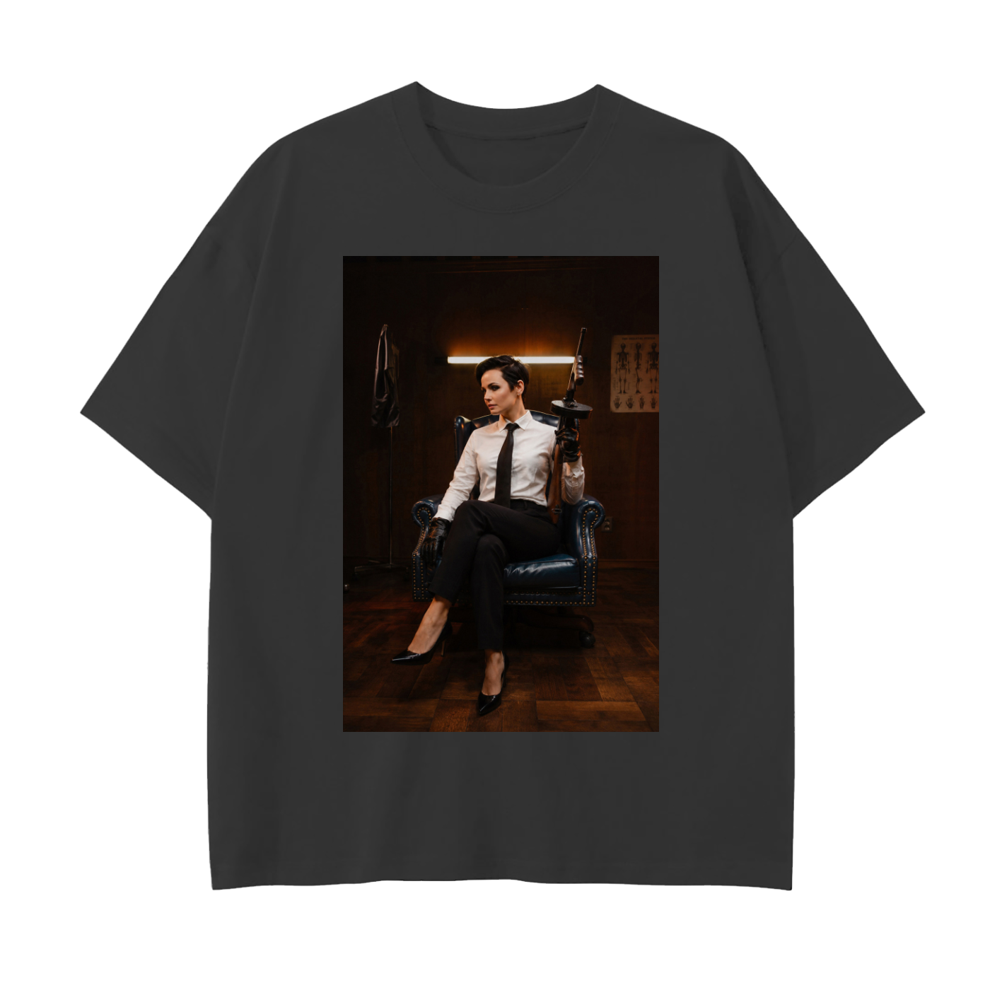 Drop Shoulder Cotton T-Shirt