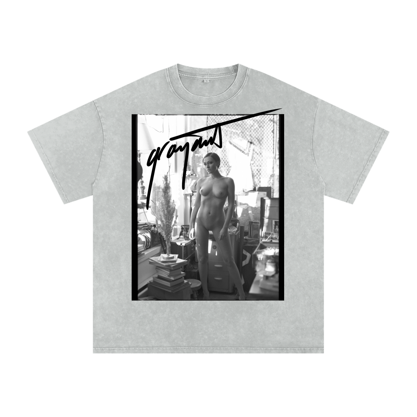 MANNEQUIN SNOW WASHED COTTON OVERSIZED TSHIRT