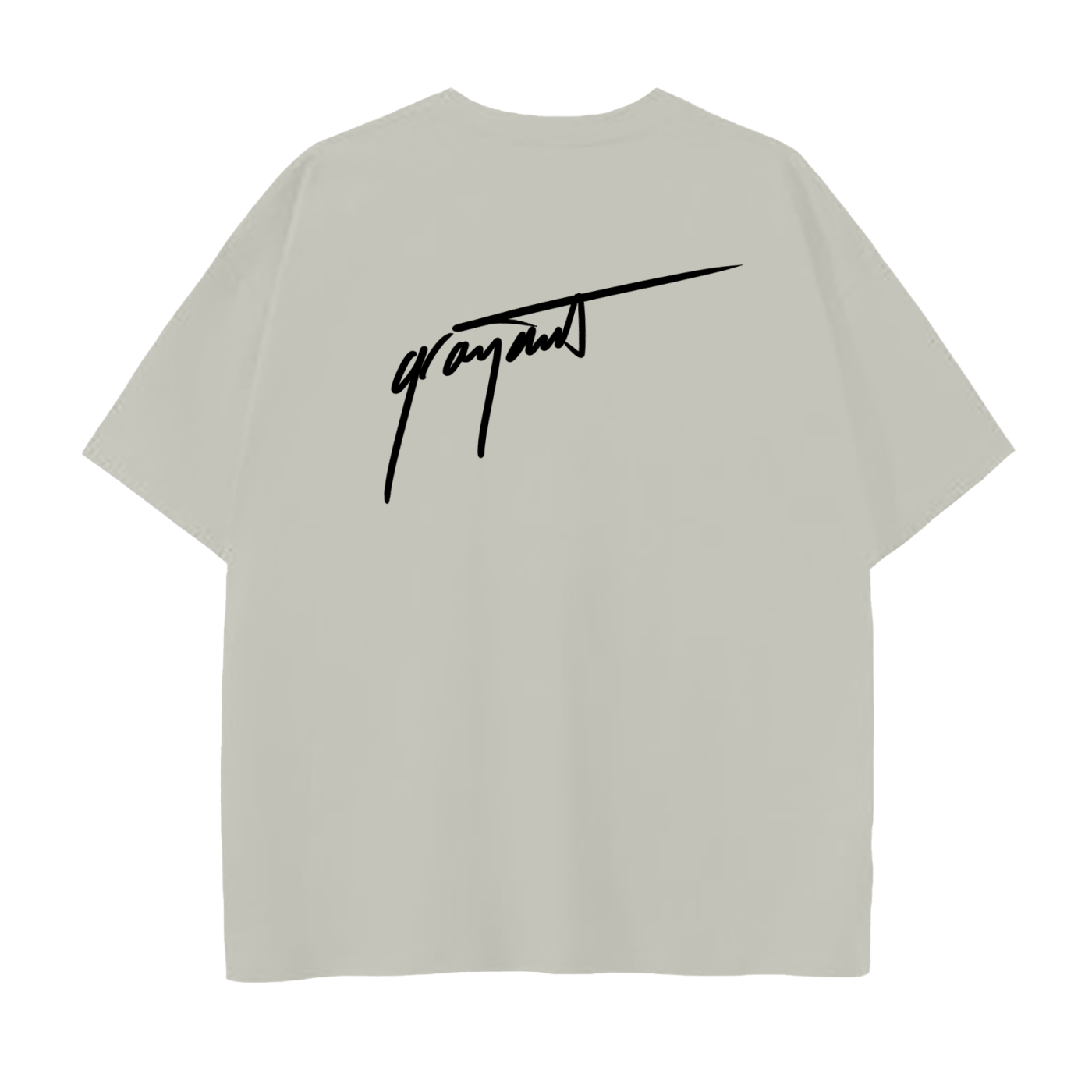 FREELOVE LIGHT GREY DROP SHOULDER TEE